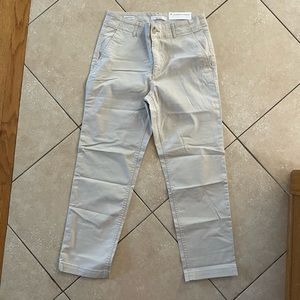 LOFT cotton size 4 straight chino pants
